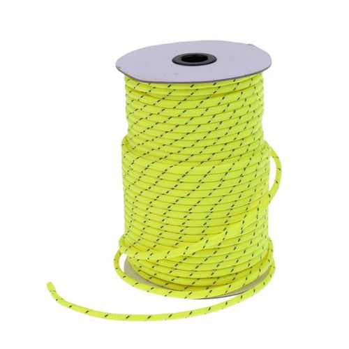 Generic 5mm 50m Reflective Guy Line Camping Tent Guy Line Paracord Green