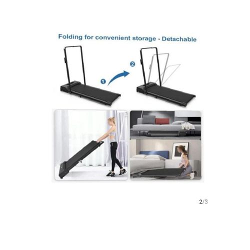Generic 2HP Platform foldable treadmill walk pad with remote control  and bluetooth - image 2