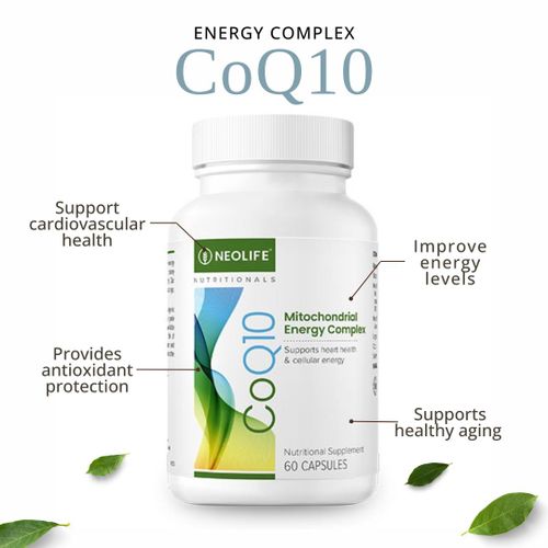 Neo NEOLIFE CoQ10 Supplement – Heart Health, Cellular Function & Energy Support – 60 Capsules