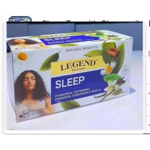 product_image_name-Legend-Sleep Tea with Chamomile, Honey and Lavender - 20 Envelopes-1