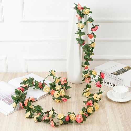 Generic Peony Rose Artificial Flowers Rattan Silk Wreath Flower String Ivy Garden Party Decor Home Wedding Decoration Flowers Jumia Nigeria