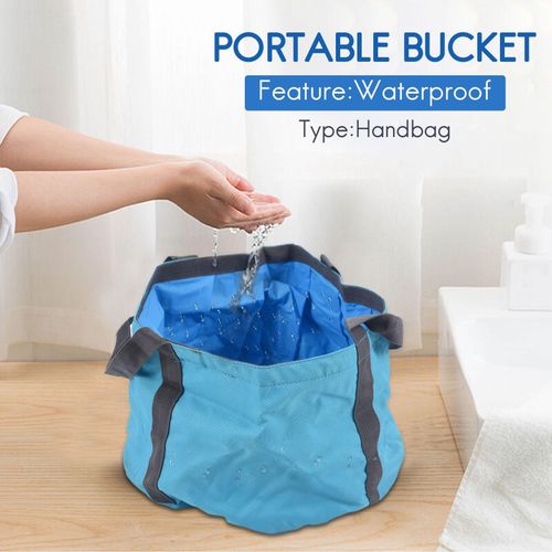 915 Generation Bluefield Outdoor Travel Collapsible Water Bucket 10L.sky