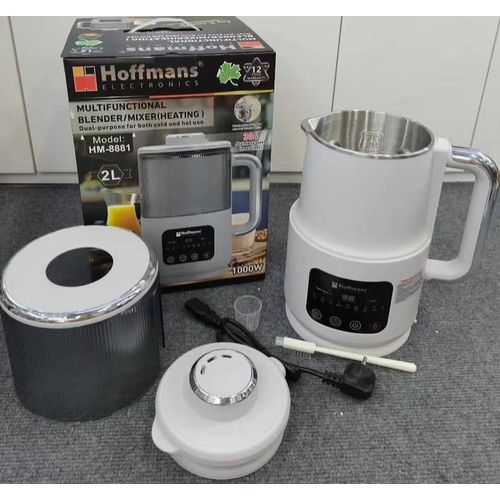 Hoffmans Electronic multifunctional blender/ mixer (heating) dual-purpose for both cold and hot use 2L - image 2