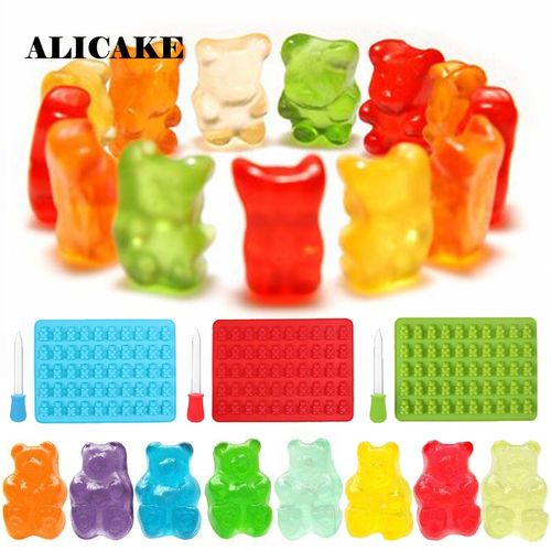 Generic Gummy Bear Mold Silicone Form For Chocolate Candy Fondant