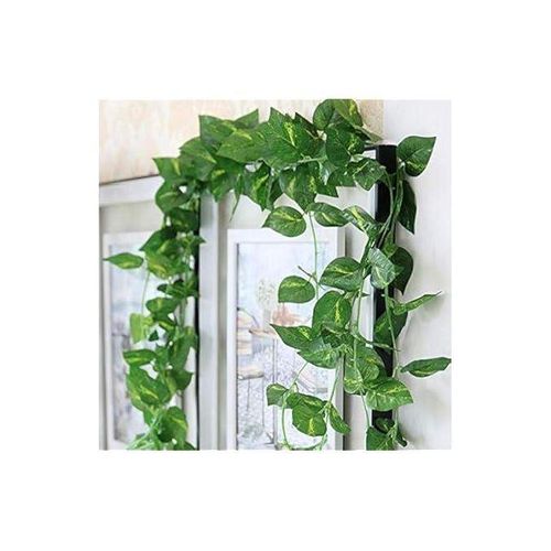 product_image_name-Generic-Artificial Creepers Green Vines Ivy Money Plant Leaves For Decoration Garlands-2