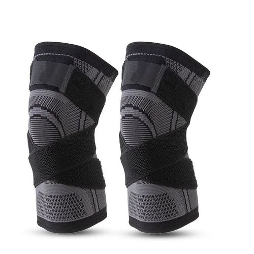Knee Support Brace Compression Sleeves for Men and Women (Black