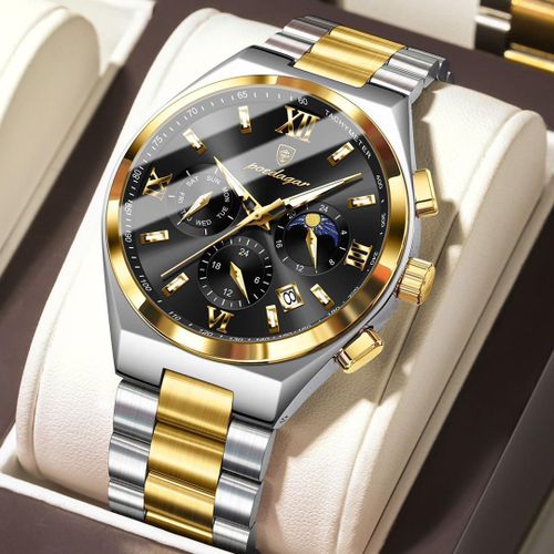 product_image_name-POEDAGAR- Elegance Sophisticated Chronograph Quality Analogue Designer Wristwatch-3
