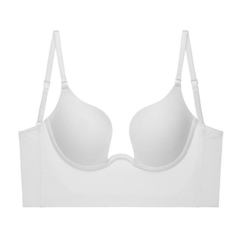 Deep V Low Cut Push Up Women Sexy Seamless Bra Backless Invisible Plunge  Bra New