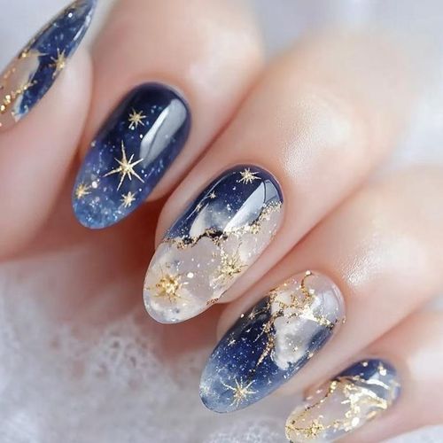 product_image_name-Fashion-Ladies Elegant False Nails Long Nail Art Removable Press on Nails 24Pcs-5