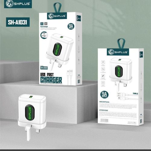 product_image_name-SHPLUS-9A Fast Charger With Type-C Cable-1