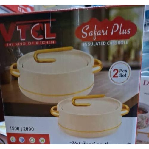 Generic 2-Piece Non-Stick Pot Set – 1500/2000ml