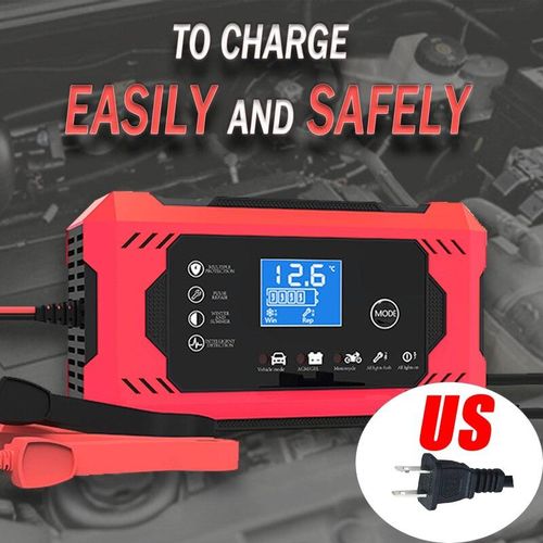 Generic Car Battery Charger 12V 6A ligent Fast Charging Repair Type Full Auto Stop Dual Mode Lead Acid for Motorcycle Truck Jumia Nigeria