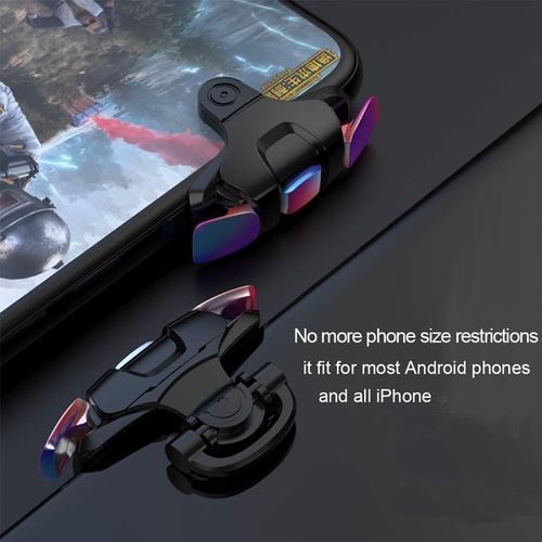 Gaming Trigger Phone Game PUBG COD Mobile Aim Shoot Controller Clip iOS  Android