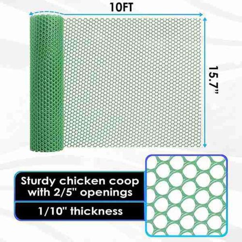 Generic Reusable Plastic Chicken Wire Fence Mesh Lightweight