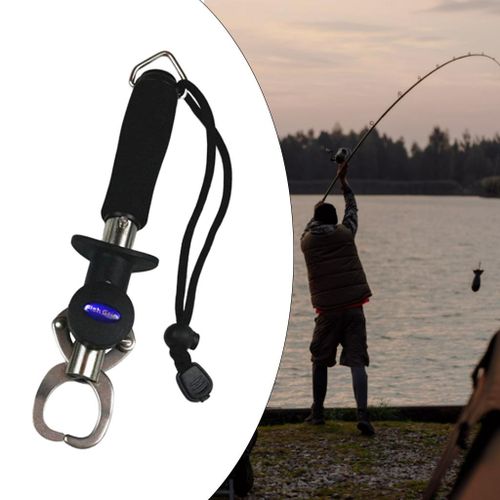 Generic Fish Lip Gripper Portable Clip With Scale Ruler Fish With