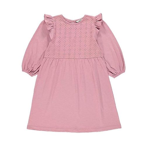 product_image_name-George-Pink Crochet Jersey Dress-1