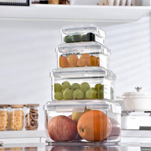 Generic SET OF 4 KITCHEN STORAGE ORGANIZER WITH LOCK