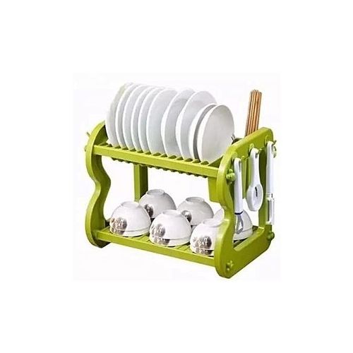 product_image_name-Generic-2 Tier Plastic Plate Rack - 22"-1