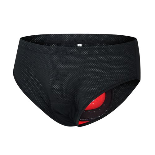 WOSAWE Men Bike Underwear Breathable Padded Bicycle Briefs Cycling