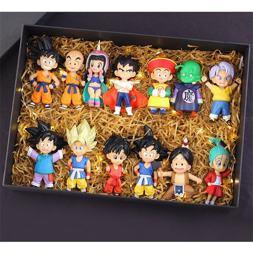 Venda 6pcs/set 11 cm q a versão de dragon ball, filho de goku