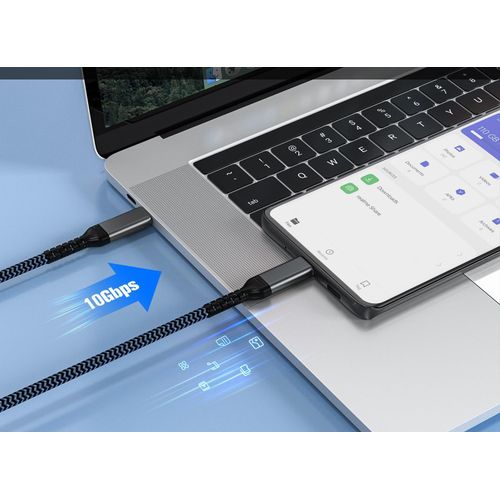 Generic USB Type C 3.1 Gen2 10Gbps Type C to Type C USB-C Video Cable 60W 6A Type-C PD Cable 8K 4K 60Hz - image 2