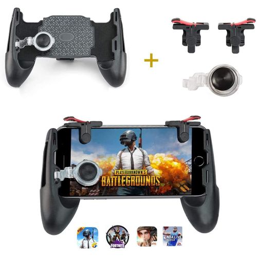 Mobile Game Controller Pad Aim Keys Joysticks Gampad With Collapsible Bracket For IOS And Android