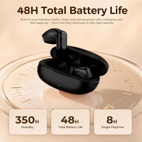 Generic Bluetooth Earbuds Wireless Earphones, Black, For Calls & Music - image 2