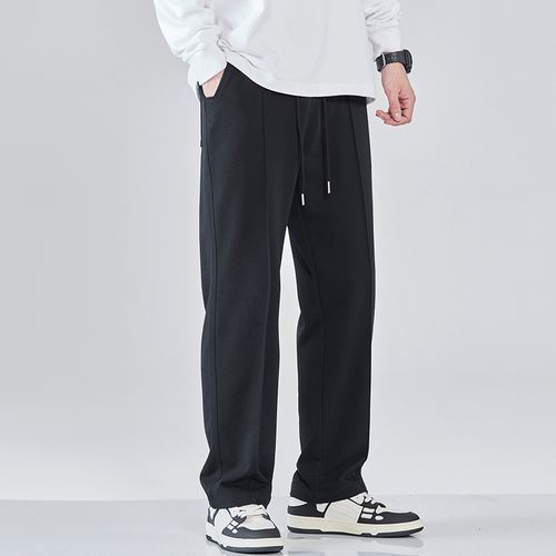 Generic (Black)Oversized Sweatpants Joggers Men Baggy Cotton