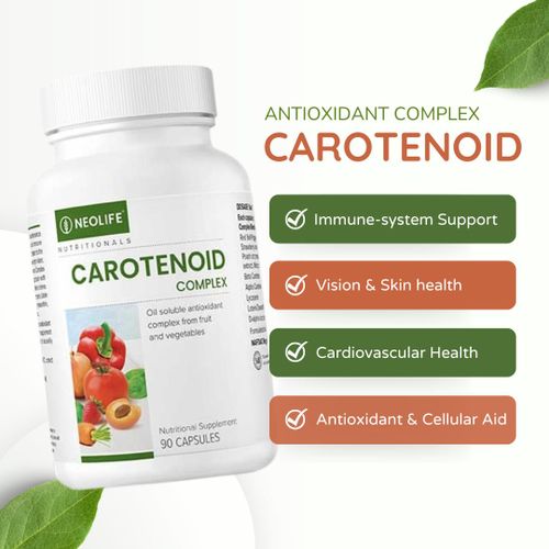 product_image_name-NEOLIFE-Carotenoid Complex - 90 Capsules, Powerful carotenoid whole foods nutrients boost immunity, Oil soluble antioxidant complex from fruit and vegetables, Beta Carotene, Alpha Carotene, Carotene capsule Carotenoid Complex -2