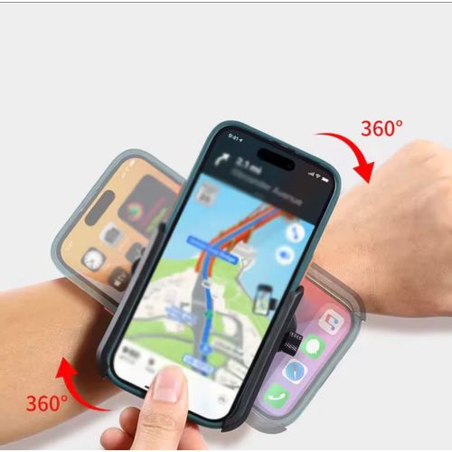 Generic Multi-function Phone Holder for streamers and athletes with 360 Rotation Wristband - image 4