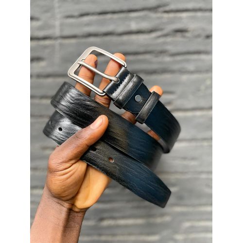 Fashion Mens black belt  quality