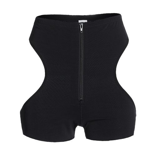 Fashion (Black)Sexy Lifter Big Padded Hip Enhancer Shapewear Seamless Briefs  Black Women's Push Up Mesh Breathable Bum Lift Underwear BEA