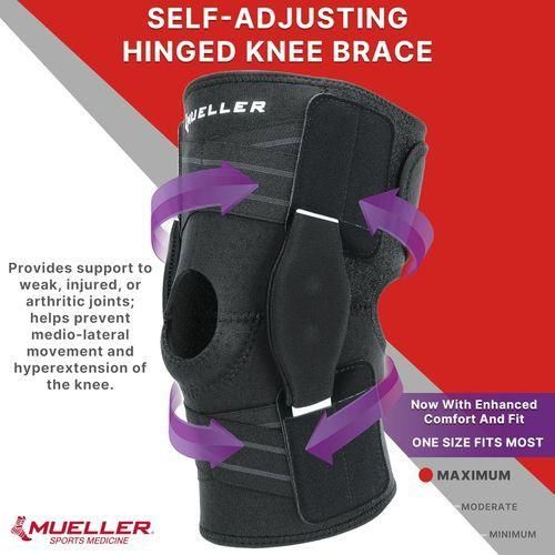 product_image_name-Mueller-Hinged Wraparound Knee Brace, Unisex - Black SM/MD-4