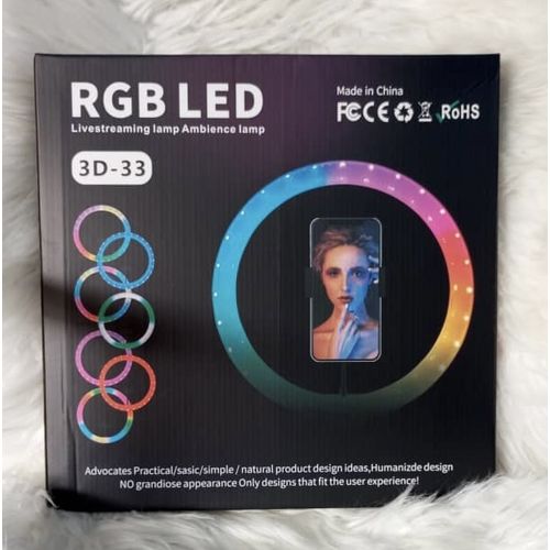 product_image_name-Generic-13 Inches RGB Ringlight +Tripod Stand-1