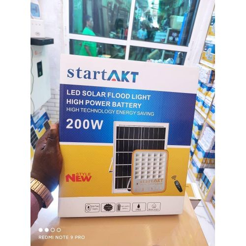 Generic NEW STAR AKT QUALITY SOLAR FLOOD LED LIGHT 200WATT