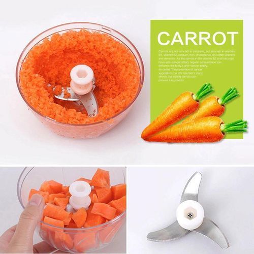 Generic Easy Spin Cutter - Speedy Vegetables And Fruits Chopper - image 4
