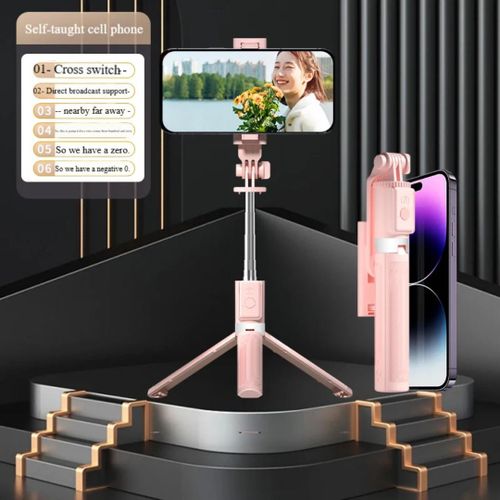 Generic Retractable 3 in 1 Tripod Selfie Stick With Remote