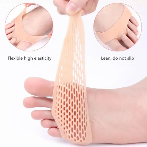 Silicone Gel Heel Cushion Insole Sole Foot Pain Protector Support Shoe Pad  High Heel Insert Silicone Heel Pad Shoe Cushion (1 Pair)