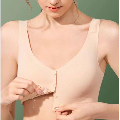 Generic Front Mastectomy Bra Comfort Pocket Bra For Silicone Breast Forms  Artificial Breast Cover Not Include Silicone Breast