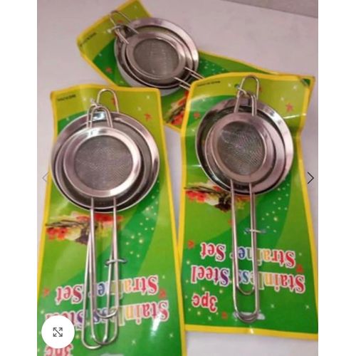 product_image_name-Generic-3PCS STAINLESS STEEL MESHED STRAINER-1