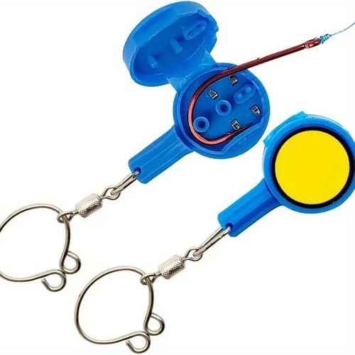 Generic 2pcs Fast And Safe Fishing Knot Tying Tool Abs Key Ring Fishing  Hook Tie Accessories For Men Fishermen