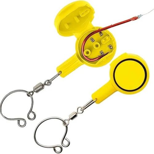 Generic 2pcs Fast And Safe Fishing Knot Tying Tool Abs Key Ring