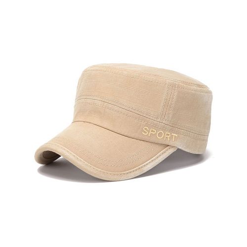 Generic Classic Vintage Flat Top Mens Washed Caps And Hat