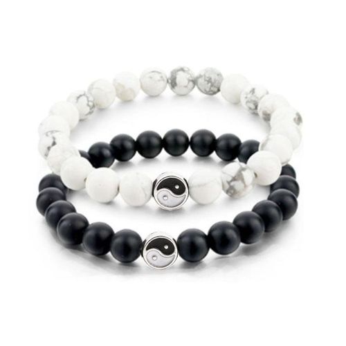 product_image_name-Fashion-Two Sets Yin-Yang Tai-Chi Lava Beads Bracelet-1