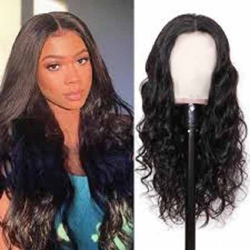 Black and white curly wig cheap