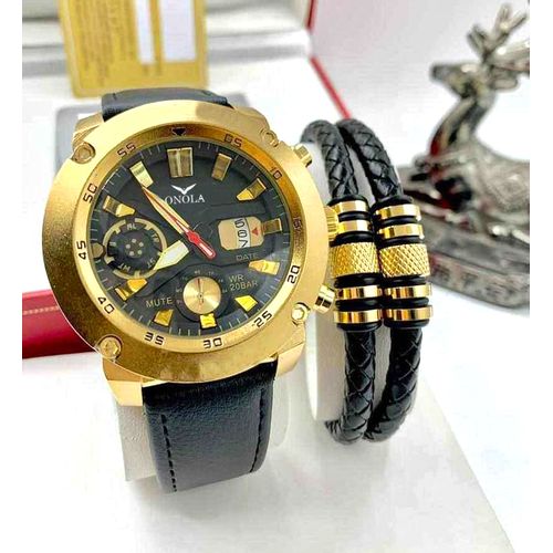 ONOLA Top Trending Super Jagged Italian Steel Wristwatch Classic