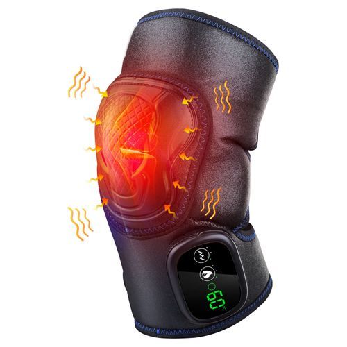 Heating Knee Pad 6 Adjustable Vibrations Electric Heat Knee Brace