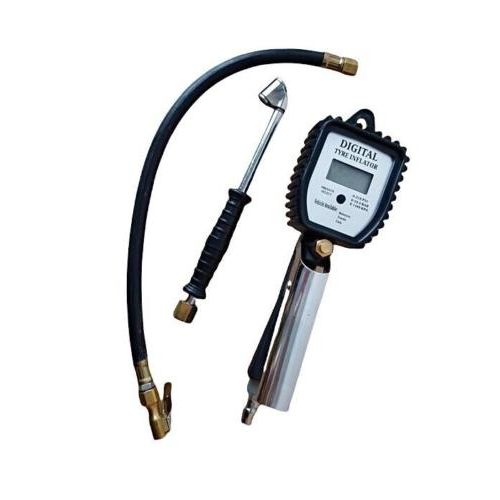 Generic digital tyre inflator with a pressure gauge