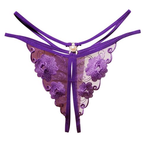 Women Sexy G-string Thongs See Through Panty Lace T-back Underwear