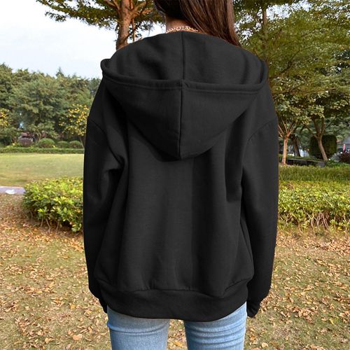 Women Hoodies Pullover Aesthetic Streetwear with Pocket Sweaters